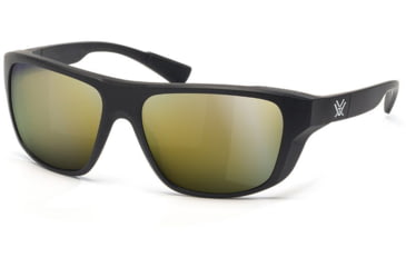 Image of Vortex Jackal Sunglasses, Black/Amber, Gold Mirror, EJA-BKA-GL