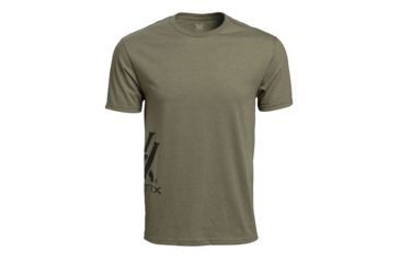 Image of Vortex Men's Side Graphic SS Tee, Olive Heather, M 119050-OLH-M