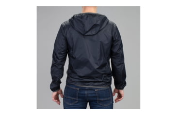 Image of Vortex Storm Silencer Full Zip Rain Breaker Jacket - Mens, Black, Small, 121-43-BLKS