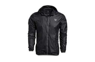 Image of Vortex Storm Silencer Full Zip Rain Breaker Jacket - Mens, Black, Small, 121-43-BLKS