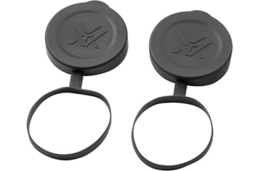 Image of Vortex Tethered Objective Lens Covers Set of 2 56mm Kaibab Binocular, Black, SW64