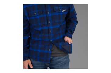 Image of Vortex Timber Rush Flannel - Mens, Blue Jay, Extra Large, 220-14-BLJXL