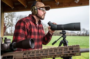 Image of Vortex Viper HD 85mm Spotting Scope MOA Reticle Eyepiece, Black, VS-85REA