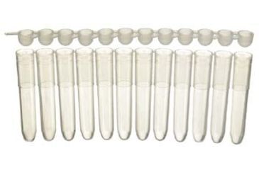 Image of VWR 1.2mL Sample Library Tubes and Closures 3914-840-000 Closure Strips 12-Well