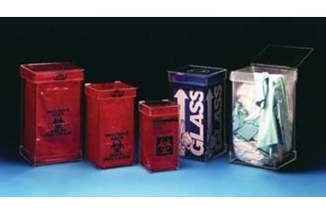 Image of VWR Acrylic Waste Containers Floor Models Small Waste Container, Each, WC-200