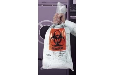 Image of VWR Autoclavable Biohazard Bags, 1.5 mil 14220-024 Clear Bags, Plain