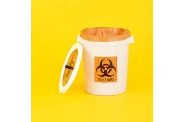 Image of VWR Biohazard Bag Containers and Starter Kits 14221-154 Container Only