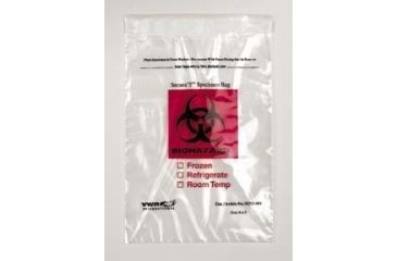 Image of VWR Biohazard Specimen Bags 11215-682