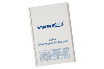 Image of VWR Cleanroom Spiral Notebooks, Latex 07NBG-5X8 Grid-Lined Notebooks, Each