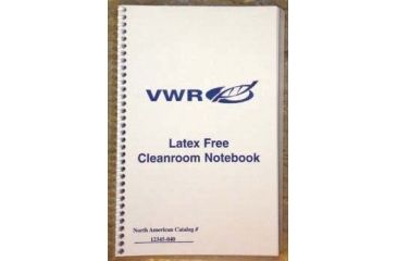 Image of VWR Cleanroom Spiral Notebooks, Latex-Free 08NBPA4 College-Rule Notebooks
