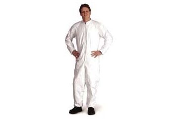 Image of VWR Coveralls Made With Dupont Tyvek Isoclean Material Coveralls With Elastic Ankles, Case of 25, IC181SWHMDVD