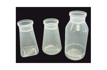 Image of VWR Drosophila Stock Bottles ES-38359 Polyethylene Bottle Square Bottom