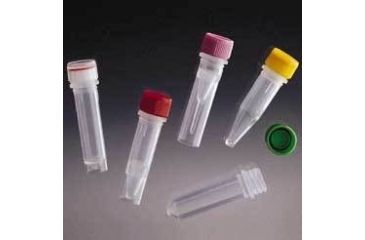 Image of VWR Screw-Cap Microcentrifuge Tubes 3644-875-306 Screw Cap Tubes With Purple Standard Caps And Assorted Color-Coded Inserts