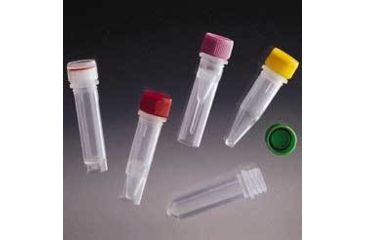 Image of VWR Screw-Cap Microcentrifuge Tubes 3654-870-306 Screw Cap Tubes With Purple Standard Caps And Assorted Color-Coded Inserts