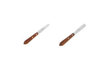 Image of VWR Spatulas with Wooden Handles 11648-160 Tapered Blade Spatulas