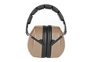 Image of Walkers EXT External Folding Range Shooting Ear Muffs, 30 dB NRR, FDE, GWP-EXFM3-FDE