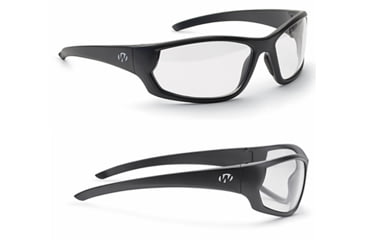 Image of Walkers IKON Vector Glasses, Black Frame, Clear Lenses, GWP-IKNFF4-CLR