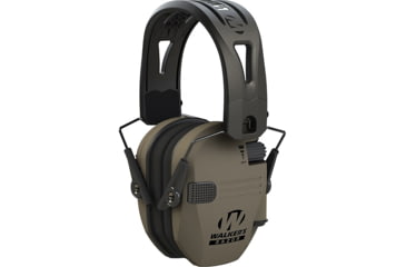 Image of Walkers Razor Tacti-Grip Series Electronic Ear Muffs, 23 dB NRR, FDE/Black, GWP-RSEMRH-FDE