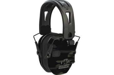 Image of Walkers Razor Tacti-Grip Series Electronic Ear Muffs, 23 dB NRR, MultiCam Grey, GWP-RSEMRH-MCCG