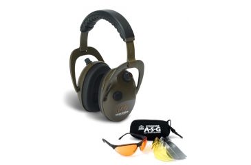 Image of Walkers Alpha Muffs/Shooting Glasses Combo w/ 4 Interchangeable Lenses GWP-PMA4LGS