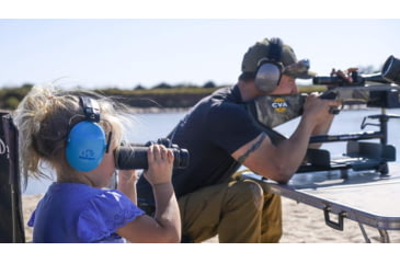 Image of Walkers Baby &amp; Kids Passive Protection Folding Ear Muffs, 23 dB NRR, Blue, GWP-FKDM-BL
