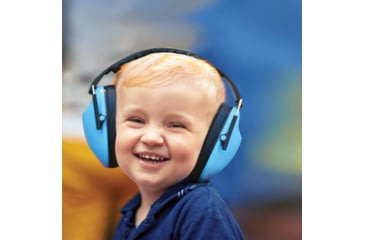 Image of Walkers Baby &amp; Kids Passive Protection Folding Ear Muffs, 23 dB NRR, Blue, GWP-FKDM-BL