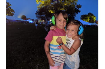 Image of Walkers Baby &amp; Kids Passive Protection Folding Ear Muffs, 23 dB NRR, Lime Green, GWP-FKDM-LG
