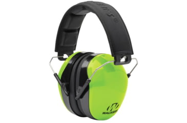 Image of Walkers Dual Colored Passive Ear Muffs, 27 dB NRR, Hi-Viz Green, GWP-DCPM-HVG
