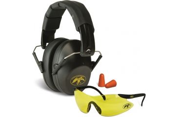 Image of Walkers Duck Commander LP Folding Ear Muffs/Sunglasses/Ear Plug Combo GWP-FPM1GFP-DC