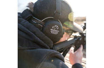 Image of Walkers Firemax Behind the Neck Ear Muffs, 20 dB NRR, Black, GWP-DFM-BTN