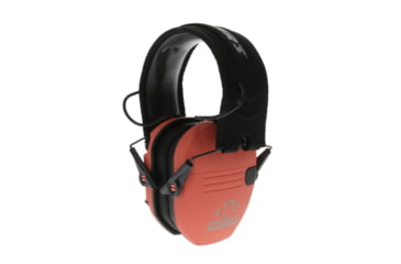 Image of Walkers Razor Series Slim Shooter Folding Electronic Ear Muffs, 23 dB NRR, Coral, GWP-RSEM-COR