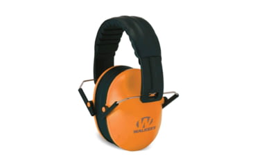 Image of Walkers Baby &amp; Kids Passive Protection Folding Ear Muffs, 23 dB NRR, Orange, GWP-FKDM-OR