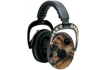 Image of Walkers Power Muffs w/AFT Electronic Ear Muffs, Mossy Oak GWP-PMMO