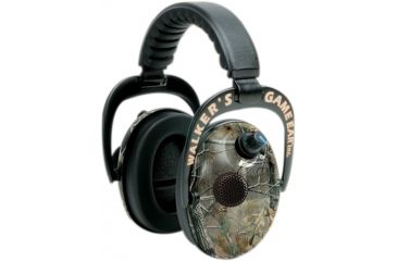 Image of Walkers Power Muffs with AFT Electronic Ear Muffs, Real Tree GWP-PMRT