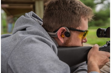 Image of Walkers Raptor Bone Conducting Hearing Enhancers, 33 dB, Grey, GWP-BCON