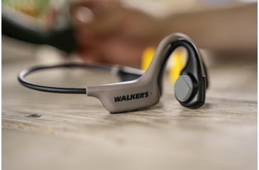 Image of Walkers Raptor Bone Conducting Hearing Enhancers, 33 dB, Grey, GWP-BCON