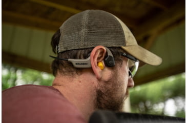Image of Walkers Raptor Bone Conducting Hearing Enhancers, 33 dB, Grey, GWP-BCON