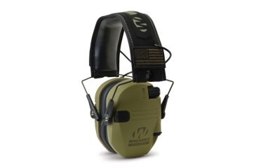Image of Walkers Razor Slim Electronic Muff, 23 dB, OD Green, GWP-RSEMPAT-ODG