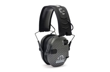 Image of Walkers Razor Slim Shooter Folding Electronic Ear Muff, 23 dB NRR, Carbon GWP-RSEM-CARB