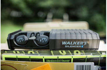 Image of Walkers Silencer BT 2.0 Bluetooth Earbuds, 24 dB NRR, Black, GWP-SLCR2-BT