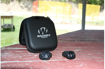 Image of Walkers Silencer In The Ear Plugs Pair, 3 Sizes, 25 NRR, Black, GWP-SLCR