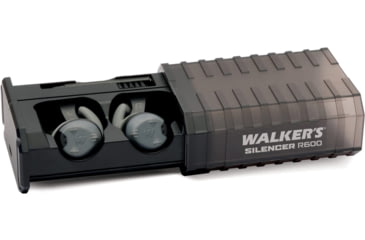 Image of Walkers Silencer Rechargeable Electronic Earbud, Black/Grey, GWP-SLCRRC