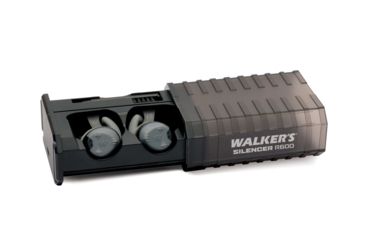 Image of Walkers Silencer Rechargeable Electronic Earbud, Black/Grey, GWP-SLCRRC