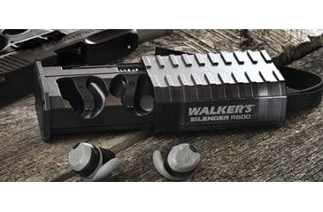 Image of Walkers Silencer Rechargeable Electronic Earbud, Black/Grey, GWP-SLCRRC