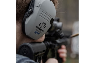Image of Walkers WP-XDRSEM-BT-GY Razor X-TRM Digital Muff With Bluetooth 21 DB Over The