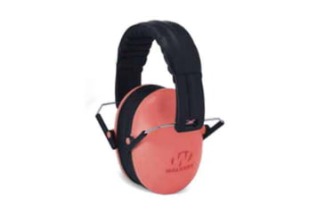 Image of Walkers Youth &amp; Women Folding Ear Muffs, 23 dB NRR, Coral, GWP-YWFM2-COR