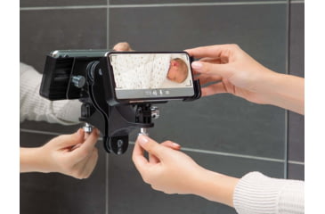 Image of WeatherTech Rotating Two View MirrorFone, Black, 8ARM4