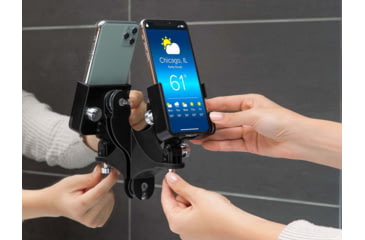 Image of WeatherTech Rotating Two View MirrorFone, Black, 8ARM4