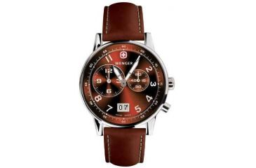 Image of Wenger Dual Time2 Watch - Men's Stainless Steel Waterproof Watch