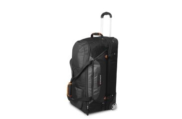 Image of Wenger Sierre 30in rolling duffle bag, Grey w/ Lime 12438